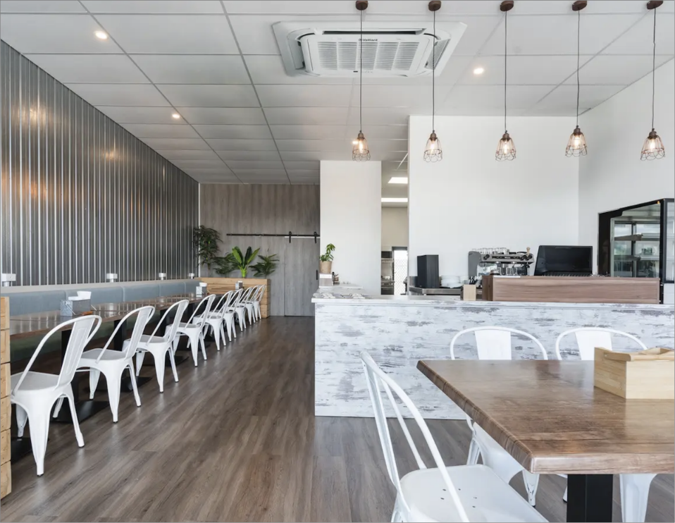 Klimaanlage in einem modernen Café